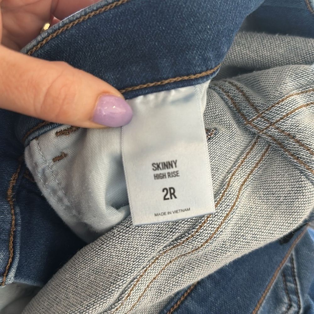 Express High Rise Skinny Jean Sz‎ 2 R - Picture 3 of 12